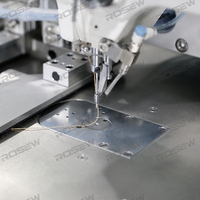 Machine à coudre industrielle automatique GC-PAT-2210G pour l'attache des poches de jeans et la couture en point de verrouillage avec moteur intégré