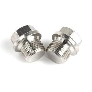 Veilige schouderafdichting DIN 910 316 roestvrijstalen zeskantboutpluggen met kraag - Product Image 5