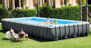 Ensemble de <span class=keywords><strong>piscine</strong></span> familiale <span class=keywords><strong>Intex</strong></span> 26374 9,75 m x 4,88 m x 1,32 m ULTRA <span class=keywords><strong>XTR</strong></span> Cadre hors sol <span class=keywords><strong>Piscine</strong></span> hors sol en acier inoxydable Matériel PVC Piscines - Product Image 6