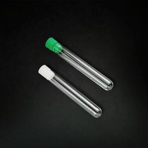 25x140mm(45ml) 플라스틱 테스트 튜브 투명 플라스틱 테스트 튜브 (캡 포함) - Product Image 4