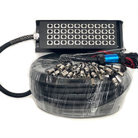 Boîte de jonction de performance de scène multicanal professionnelle 40 canaux Canon Audio vidéo et éclairage Boîte de jonction 50M