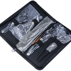 Juego de tijeras profesionales para peluquería canina, de acero inoxidable, 4 piezas, herramientas prácticas para cortar el pelo de mascotas, para el cuidado de perros - Product Image 1