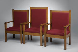 CH-C29、無垢材オーク教会牧師椅子、カスタム教会椅子、教会家具 - Product Image 6