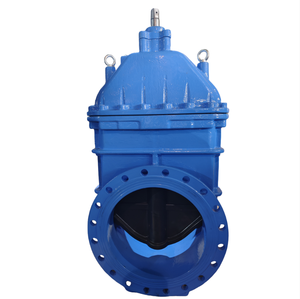 วาล์วประตูเหล็กดัดชนิดยืดหยุ่น DN450 DIN3352 F4 Ggg50 พร้อมซีลยาง PN10 PN16 - Product Image 1