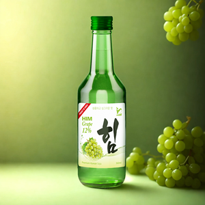 Korean Him Soju Reasonable Price Grape Flavored <b>Liqueur</b> Direct Wholesale ISO Certified Glass Bottle Manufactured in Vietnam - Product Image 3