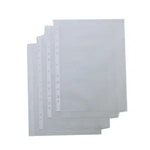 11 fori formato a4 60/100/200/400 fogli cartella plastica pp trasparente cartella file foglio di protezione