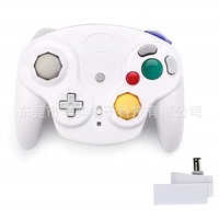 Prix usine 2.4G NGC contrôleur sans fil Game Cube Compatible avec la télécommande Wii Vibration Mando Manette NGC
