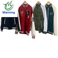 Manning musim dingin jaket bisbol bekas Jersey Ukay Bales untuk grosir baju bekas di Bales pakaian Premium bekas
