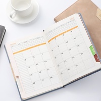 Papeterie en Gros Carnets en Cuir PU 2026, Agenda Semainier Calendrier Journal Format A5 pour École, Bureau, Cadeau