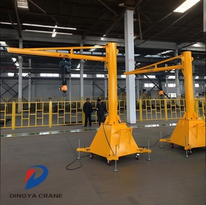 Cantilever Swing 180 Graden <span class=keywords><strong>360</strong></span> Graden Draaibare Arm Draagbare Kraan Fok Roterende Grua Grua Kran 1/2/3T Werkplaats Kraan