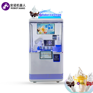 Bras robotique IA pour la vente automatique de <span class=keywords><strong>glaces</strong></span>, système de vente automatique sans personnel, machine à <span class=keywords><strong>glaces</strong></span> fraîches, sundae au lait - Product Image 3