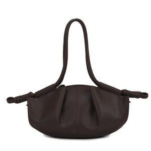 Sac à main en cuir PU souple pour femmes, sac à bandoulière rétro en forme de nuage avec détail de nœud pour le quotidien - Product Image 5
