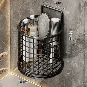 Support de rangement d'angle moderne pour salle de bain, multifonctionnel pour peignoirs, brosses à dents et dentifrice, en alliage de zinc écologique - Product Image 4