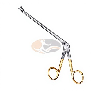 JACKBILLY High Precision Stainless Steel Spinal Intervertebral Disc Rongeur 5\" Shaft 3x10mm <b>Bite</b> Manual Love-Gruenwald Spinal - Product Image 1