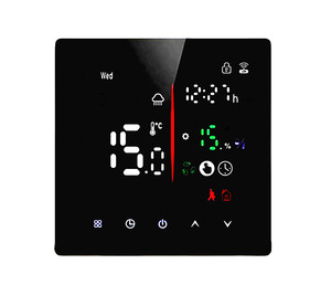 Thermostat intelligent WiFi Tuya, télécommande <span class=keywords><strong>de</strong></span> température pour chauffage au sol électrique, chaudière à <span class=keywords><strong>eau</strong></span>/gaz, compatible avec Google Home, Alexa - Product Image 2