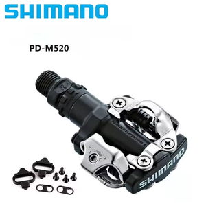Pedales de Bicicleta <span class=keywords><strong>Shimano</strong></span> <span class=keywords><strong>PD</strong></span>-M520 <span class=keywords><strong>M540</strong></span> SPD, Cromo-Molibdeno y Aluminio, Compactos, para Bicicleta de Montaña, con Autobloqueo, con SM-SH51 o SH56 - Product Image 4
