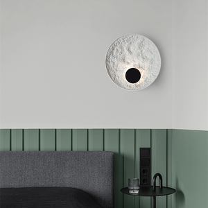 Loft nordique résine Art cercle appliques salon chambre chevet Hall éclairage intérieur maison <span class=keywords><strong>detor</strong></span> luminaires appliques - Product Image 2