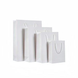 Sac en papier pliable grande capacité personnalisé, sac de courses écologique avec impression de logo, porte-épicerie tendance - Product Image 4