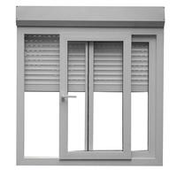 Volet roulant fixe, 1 pièce, avec cadre en aluminium, étanche, pour extérieur, volet roulant électrique réglable