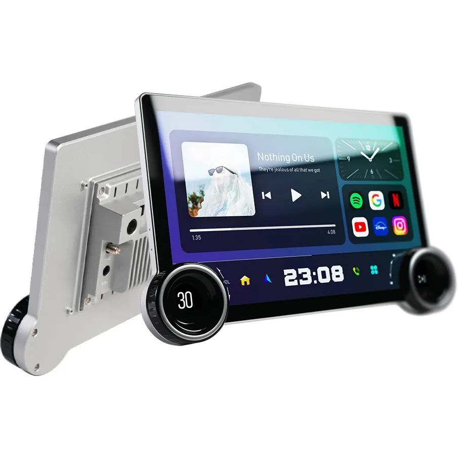 11.8 inch carradio Android bt-kích hoạt màn hình cảm ứng Car DVD Player Carplay DSP 10.33 đa phương tiện kim cương 2K Android Car Stereo