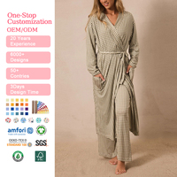 Robe de maternité en modal biologique, vêtements de grossesse, pyjama de maternité écologique, vêtements de nuit de maternité personnalisés, robe d'allaitement en jersey