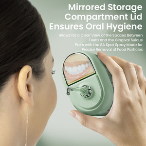 <span class=keywords><strong>Irrigador</strong></span> <span class=keywords><strong>Dental</strong></span> Eléctrico Inalámbrico IPX7, <span class=keywords><strong>Irrigador</strong></span> Bucal Portátil para Limpieza de Dientes, Encías y Aparatos Ortodóncicos - Product Image 3