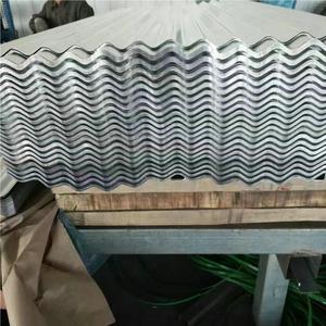 0.11-0.45-1.0mm d'épaisseur 600-1000mm de largeur Tôle d'acier ondulée galvanisée pour toiture - Product Image 5