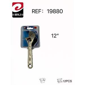 Adjustable 12-Inch LLAVE INGLESA Shop <b>Tool</b> for Maintenance <b>Spanner</b> Application - Product Image 1