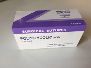 CE-Zertifizierte 1/0 2/0 3/0 4/0 Konische Nadelform Polyglactin 910 Chirurgische Nahtmaterialien Sets - Product Image 2