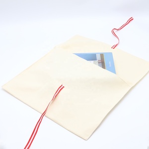 Customized Logo Custom Size Large Dust Bag Cotton Canvas <b>Gift</b> Pouch With Flap Twill Cotton <b>Envelope</b> Pouch for <b>Gift</b> Packaging - Product Image 5