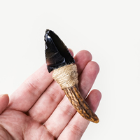 Vente en gros d'objets artisanaux en cristal, couteau magique en obsidienne, décoration artisanale pour la maison, guérison spirituelle, jeu de rôle