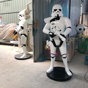 Figuras de Stormtrooper Personalizadas de Fábrica, Escultura de Stormtrooper de Fibra de Vidrio, Estatua de Stormtrooper - Product Image 1