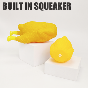 Direct van de fabriek, Gebraden Kip Serie Hondenspeeltje, Hoogwaardig Vinyl Hondenspeeltje met piep, Leuk Interactief Speeltje tegen verveling - Product Image 3