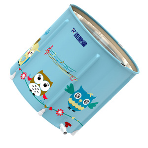 Nueva Bañera <span class=keywords><strong>Plegable</strong></span> de PVC para Niños, Bañera Portátil Ecológica <span class=keywords><strong>con</strong></span> Certificación EN71 - Product Image 2