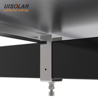 UISOLAR Vente en gros usine – Système de fixation photovoltaïque à pince en U Zn-Al-Mg pour panneaux solaires sur tube carré ou profilé en C