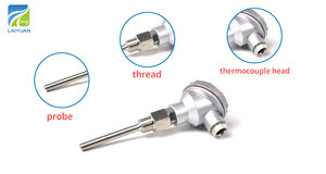 Capteur de température <span class=keywords><strong>PT100</strong></span> de haute précision Laiyuan, type RTD <span class=keywords><strong>PT100</strong></span>, avec tête de thermocouple - Product Image 6