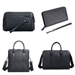 Bolso Mensajero de Cuero para Hombre, Bandolera Cruzada, Bolso de Hombro de Cuero Genuino de Alta Calidad, Impermeable, para Portátil de 15 Pulgadas, Bolso Ejecutivo de Élite - Product Image 3