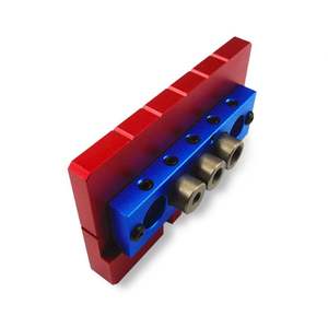 TEBAK 3 في 1 محدد موقع ثقب لكمة ثقب جيب هزاز ثقب تنون ثقب Doweling Jig الخشب الناخس - Product Image 4