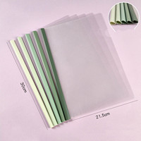 Carpeta de cubierta transparente A4 de gran venta, carpeta de suministros de oficina, carpeta de archivos de abrazadera de varilla gruesa de gran capacidad