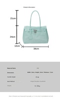 Sac à bandoulière en gelée personnalisé pour femme, grande capacité, simple et polyvalent, sac à main décontracté et tendance