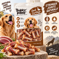 Friandises pour chiens à base de cartilage de canard et de viande naturelles, riches en protéines, pour la santé des articulations, friandises à mâcher pour chiens