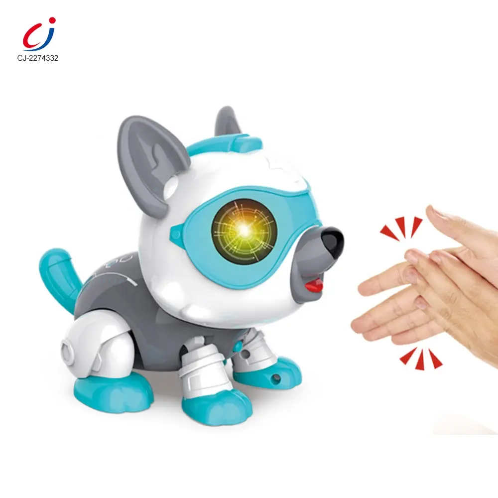 STEM DIY pet dog toys kids animal robot toy walking smart interactive dance voice control robot dog
