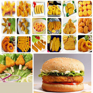 Hamburger Patty Making Machine Machine de moulage de tarte à la viande Prix de la machine à paner les pépites de poulet Traitement de la viande - Product Image 2