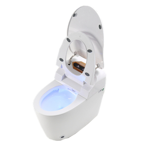 High tech intégré toilette intelligente retournement automatique de toilette électrique à induction housse de siège piédestal toilette - Product Image 4
