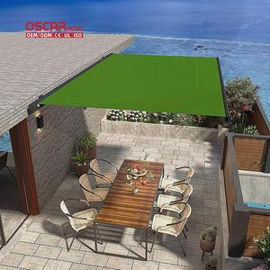 Outdoor PVC-Markisen 6 Meter Breit Ferngesteuerte Regenfeste Beschattung Balkon Garten Terrasse Überdachung Kassettenmarkise - Product Image 1