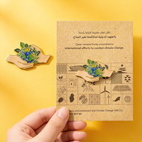 Nouveau style – Badge magnétique personnalisé en métal plaqué or, peint à l'émail, avec logo de marque de dessin animé, souvenir personnalisé