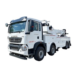 รถยก SINOTRUK HOWO TX 35 ตัน แบบโรเตเตอร์ 8x4 สำหรับกู้ภัยหนัก พร้อมเครนไฮดรอลิกสำหรับกู้ภัยในเหตุอุบัติเหตุ - Product Image 1
