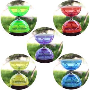 Diábolo Luminoso LED Transparente de Triple Rodamiento y Alta Velocidad para Actuaciones al Aire Libre - Product Image 4