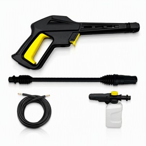 Kit de pistolet à mousse <span class=keywords><strong>haute</strong></span> <span class=keywords><strong>pression</strong></span> <span class=keywords><strong>pour</strong></span> <span class=keywords><strong>lance</strong></span> à mousse K K2-K7, buse turbo <span class=keywords><strong>jet</strong></span>, <span class=keywords><strong>tuyau</strong></span> de 5 m, raccord rapide, outils de nettoyage automobile - Product Image 1