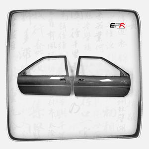 Juego de puertas OEM de carbono ligero de doble cara, compatible con AE86 Trueno 84-88. Peso total aproximado de 6 kg. Modificación para reducción de peso en pista. - Product Image 1